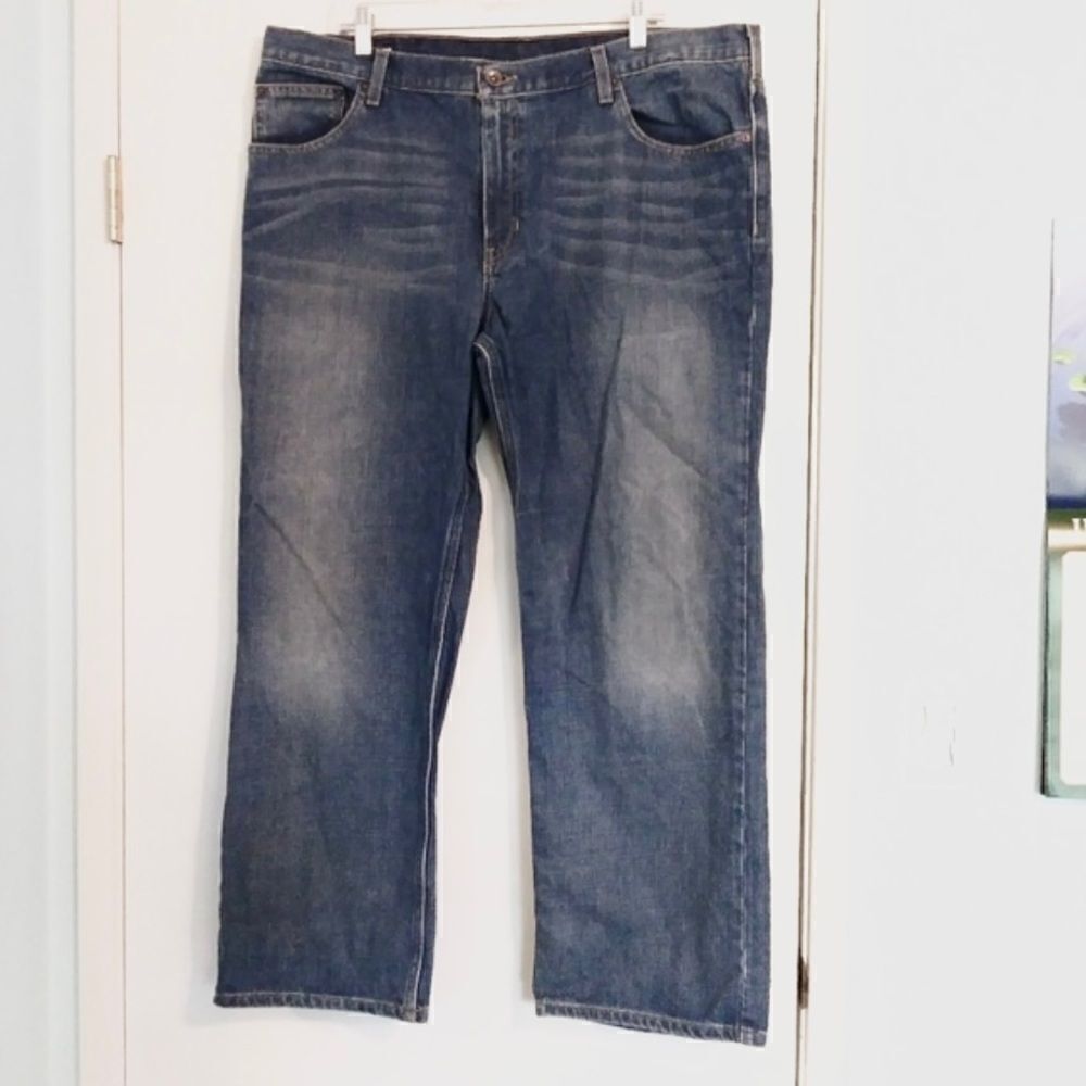 Merona Men's Straight Leg Blue Denim Jeans